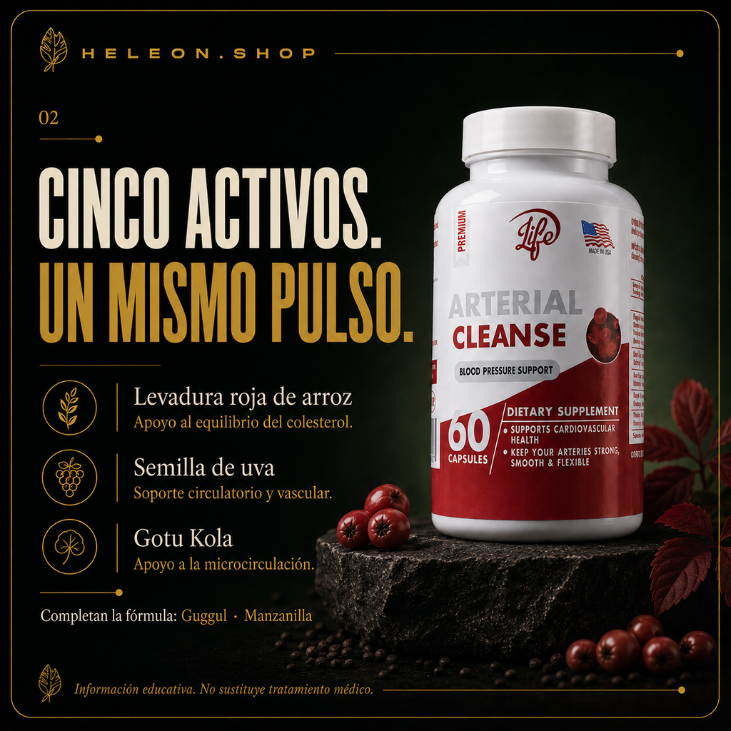 Arterial Cleanse - Beneficios cardiovasculares