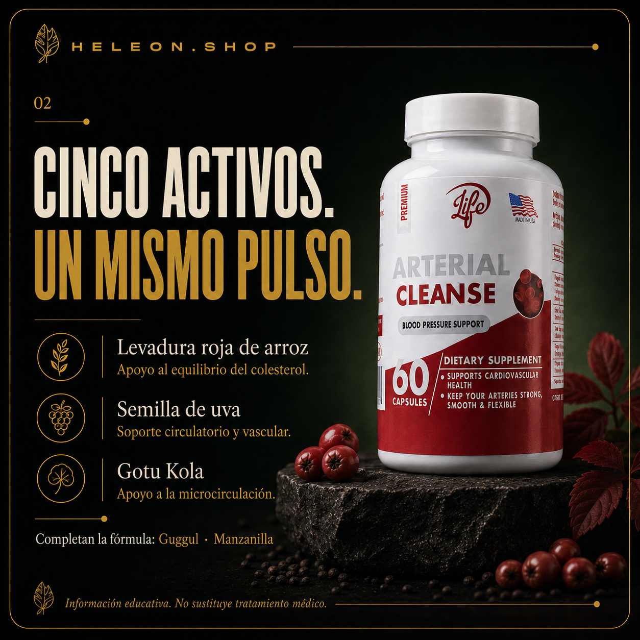 Arterial Cleanse - Beneficios cardiovasculares